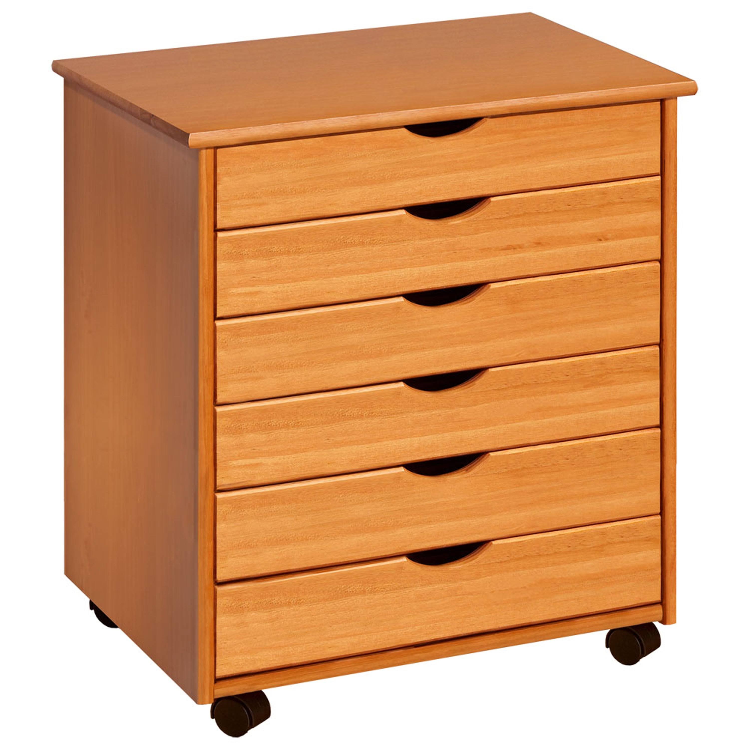 Adeptus 6 Drawer Wide Roll Cart
