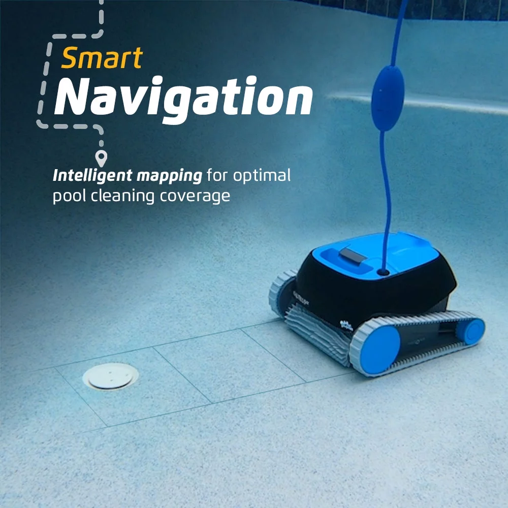 Dolphin Nautilus CC Robotic Pool Vacuum Cleaner with Ultra-Fine Filters — Captures Even the Smallest Debris — Ideal for Above/In-Ground Pools up to 33 FT in Length