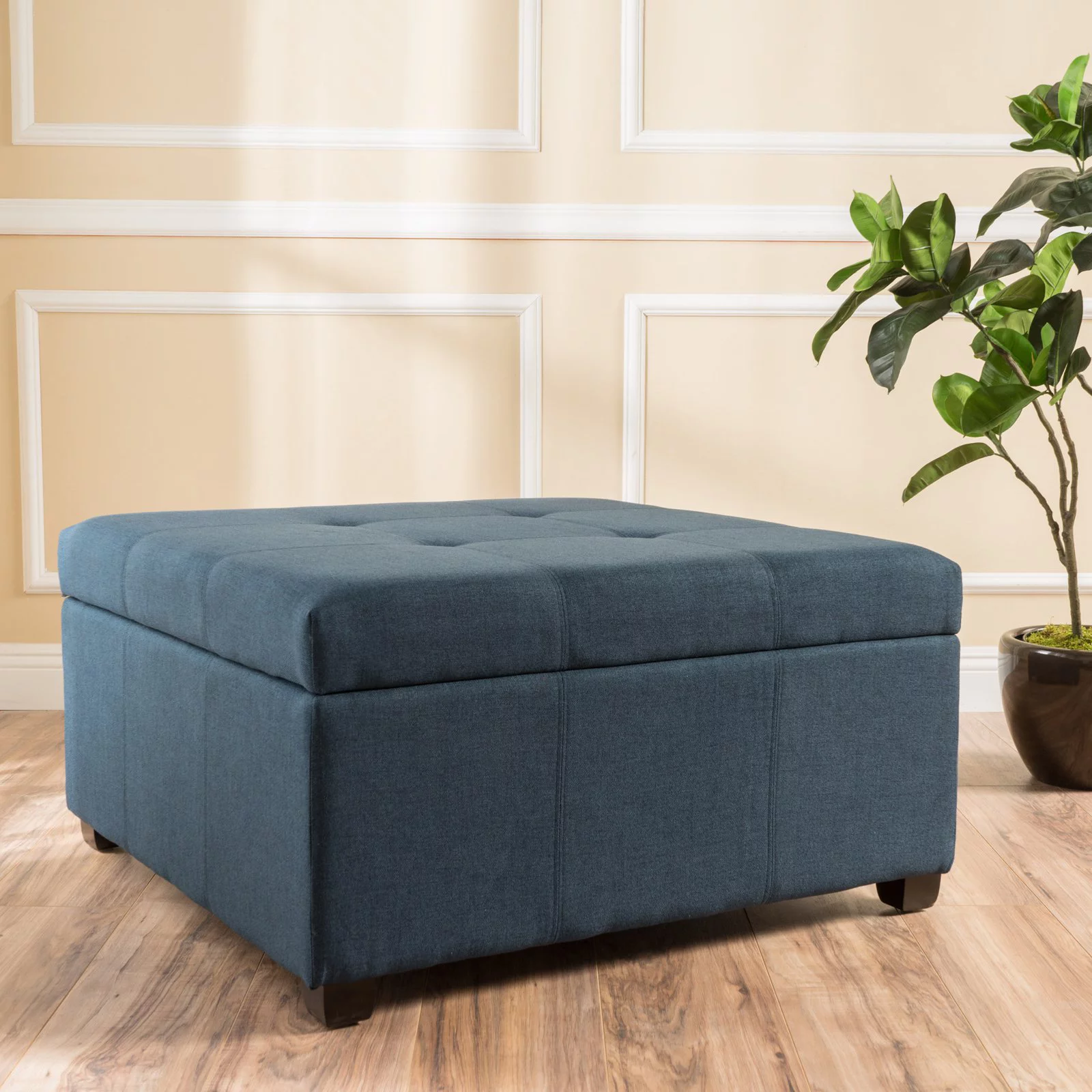 Vance Fabric Storage Ottoman
