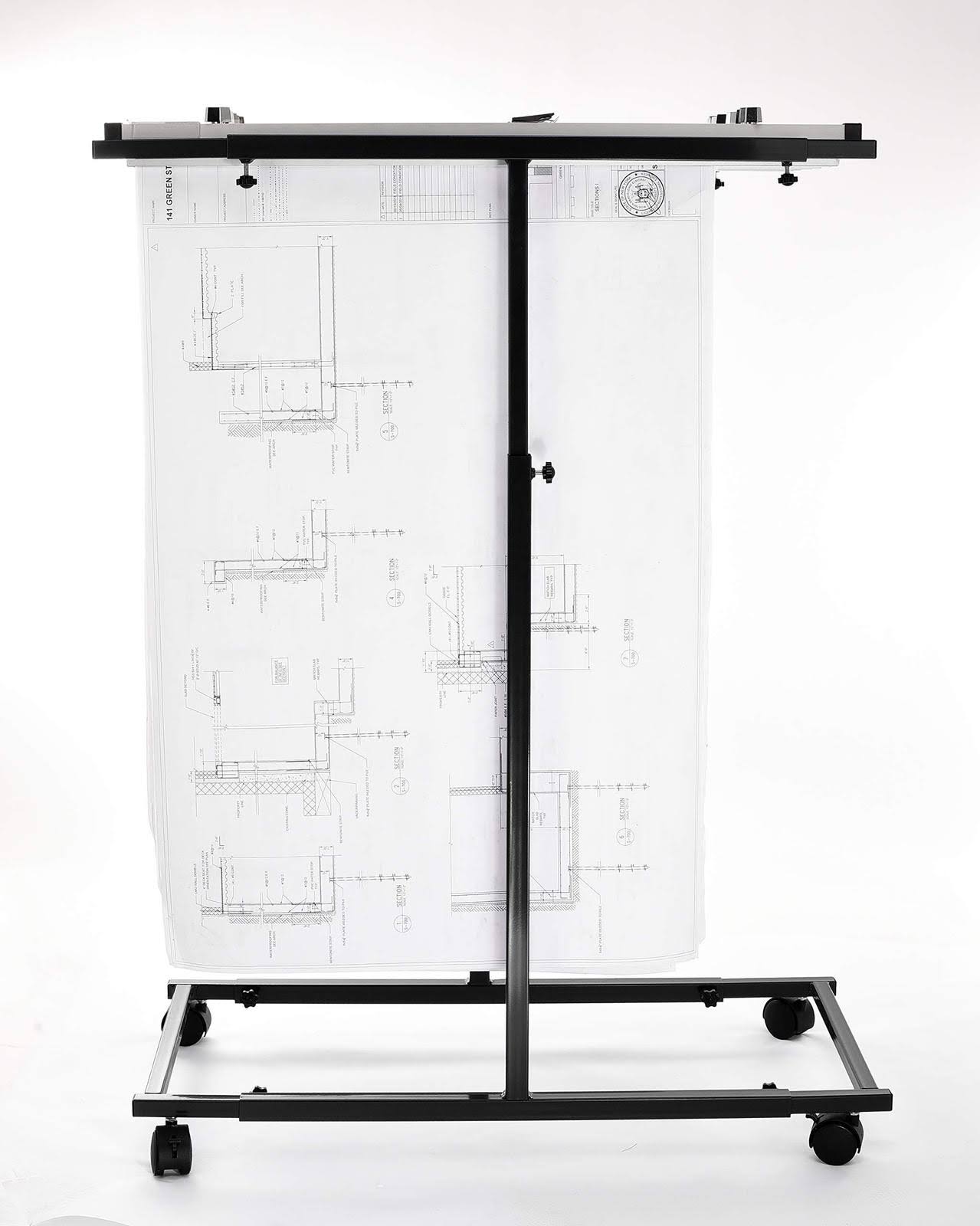 Adir Mobile Vertical Plan Center Black