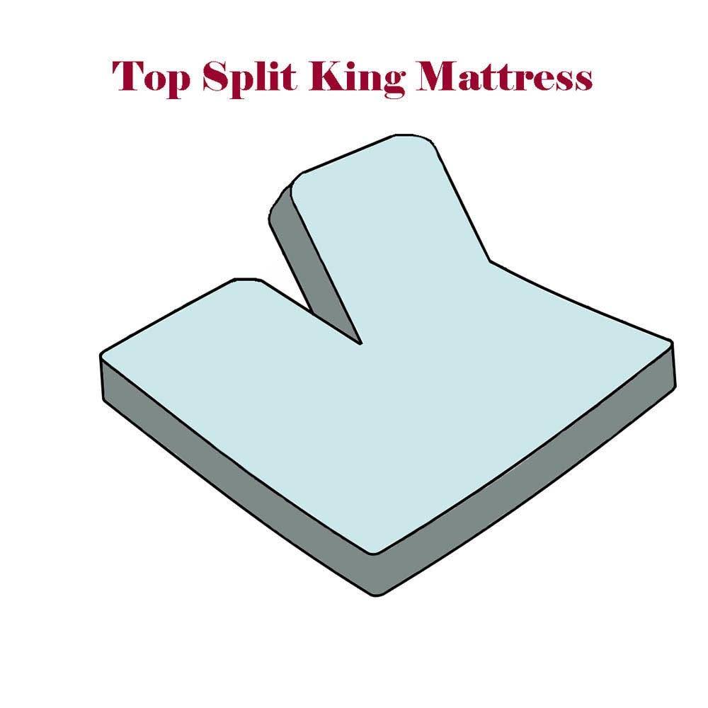 Abripedic Head Split King Bamboo Sheets (Head Split) 600TC Taupe