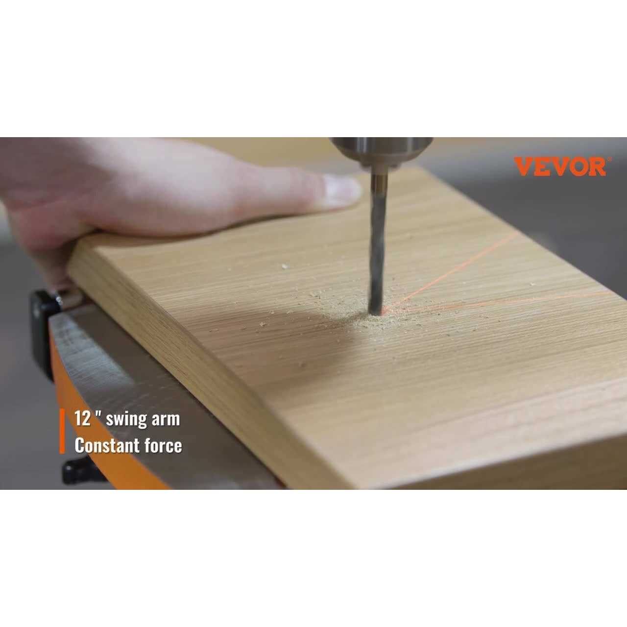VEVOR 10 in Benchtop Drill Press 3.2 Amp 120V 5-Speed Cast Iron Bench Drill Press - Shop Hardware Tools Online Store