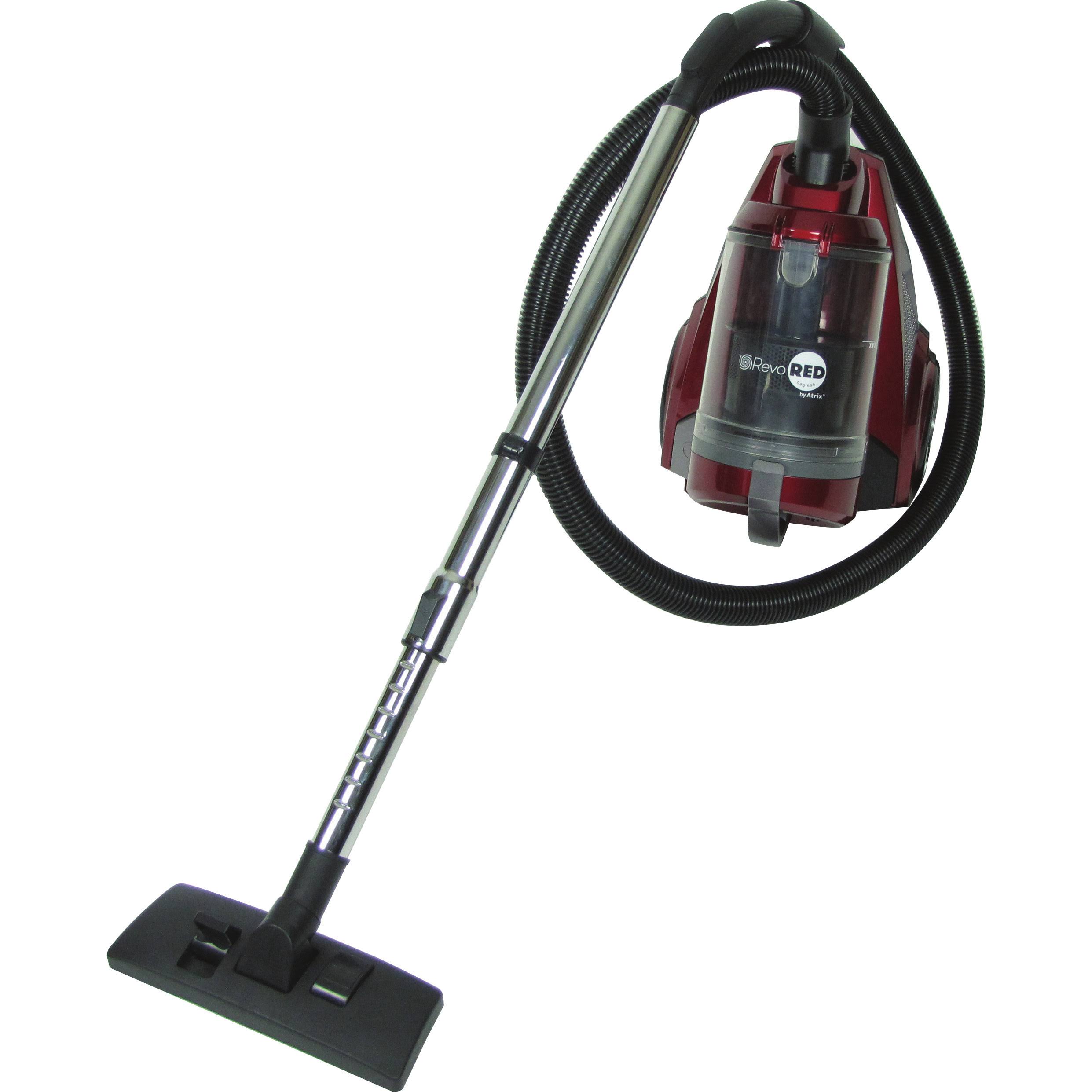Atrix Revo Red Bagless HEPA Canister Vacuum