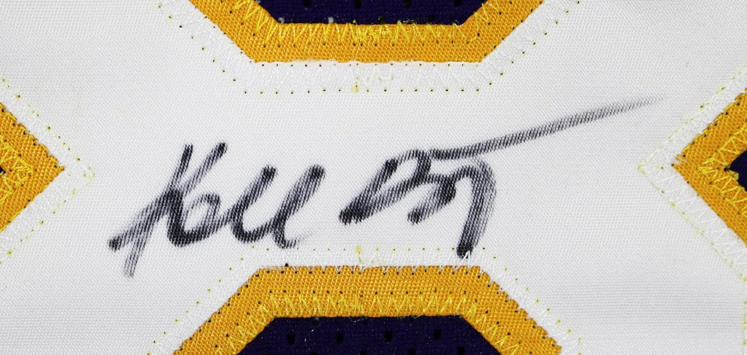 Kobe Bryant Los Angeles Lakers Signed Autographed Purple #8 Custom Jersey PSA/DNA COA