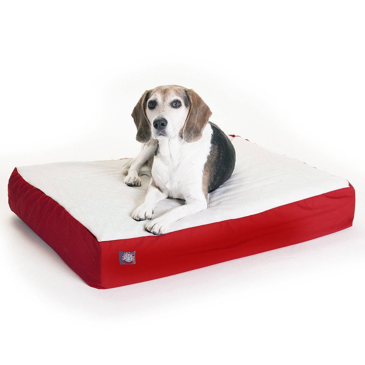 Majestic Pet Orthopedic Double Pet Bed Red