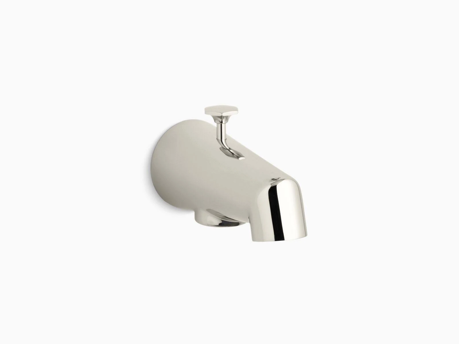 Kohler K-6855-SN Standard Diverter Bath Spout, Vibrant Polished Nickel