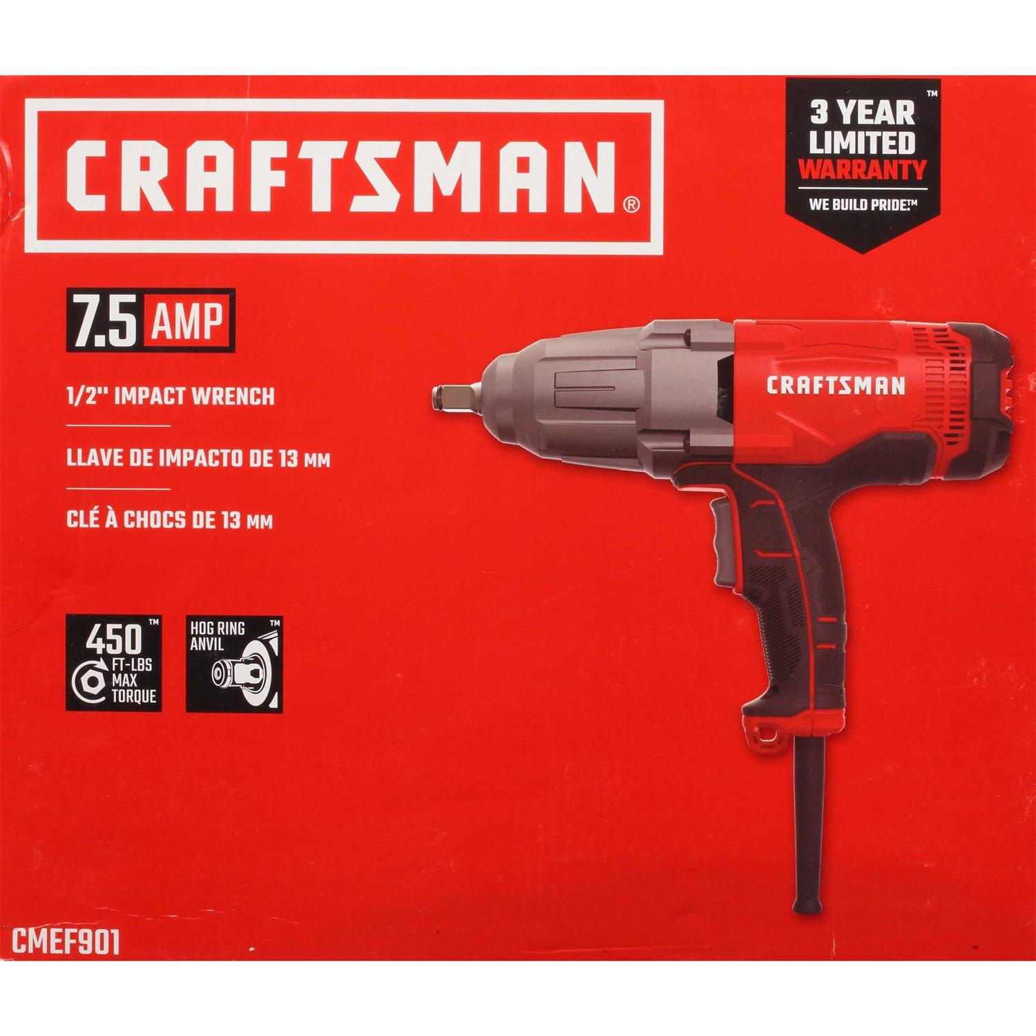Craftsman Corded Impact Wrench - Shop Hardware Tools Online Store