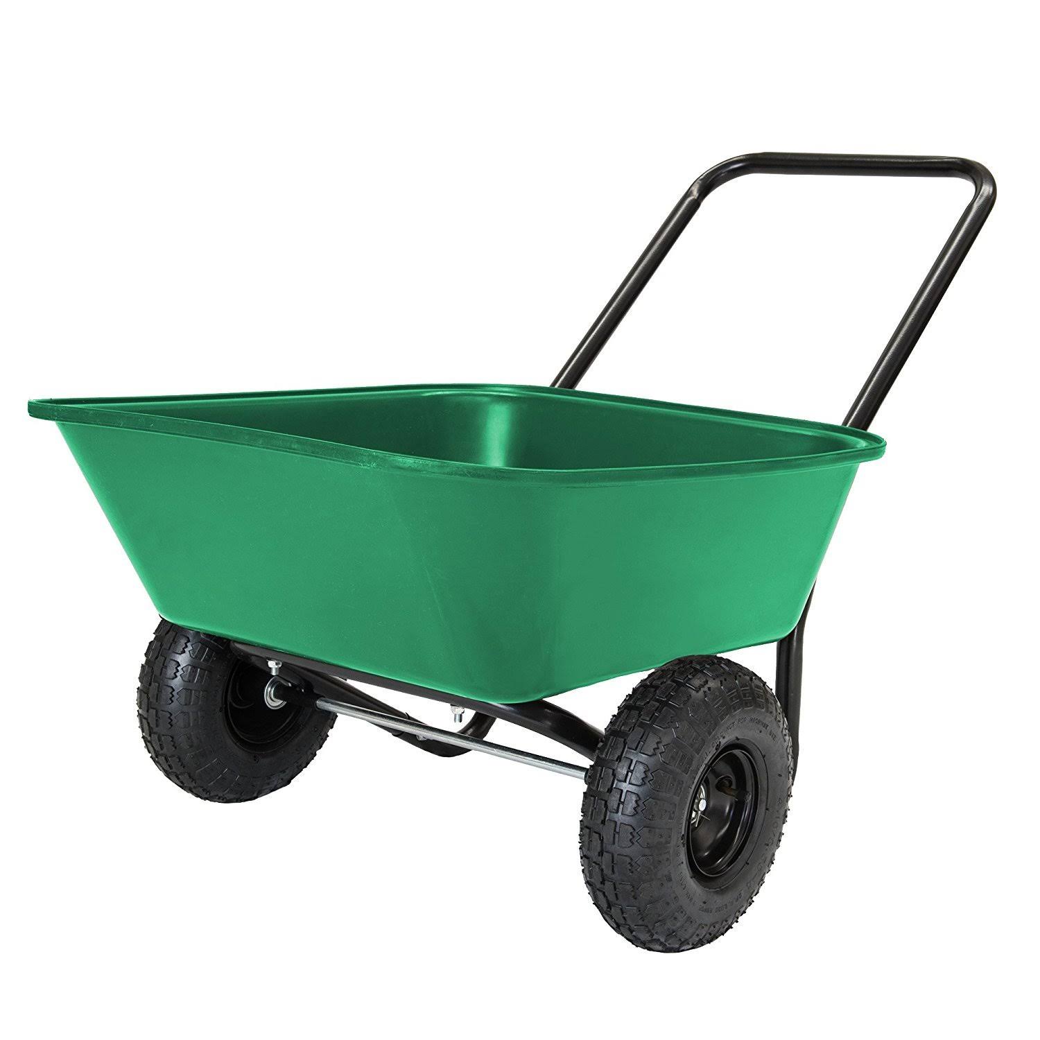 Marastar Marathon Industries Outdoor Heavy Duty Gardening Lawn Cart, Green