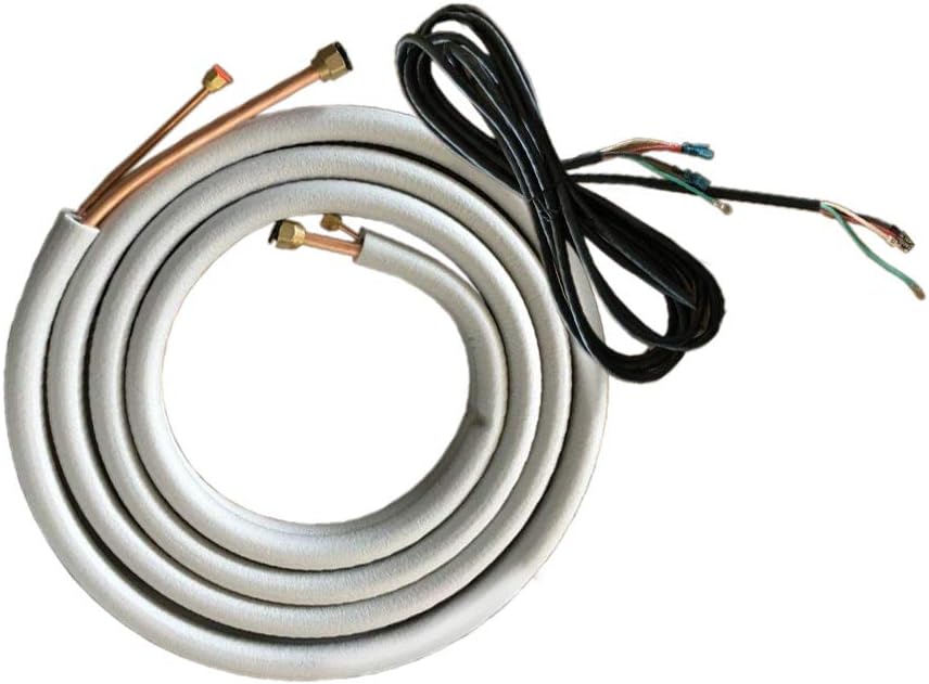 Dual Zone 24,000 + 24,000 BTU Concealed Duct Mini Split Air Conditioner and Heat Pump Full Set with 25ft Installation Kits