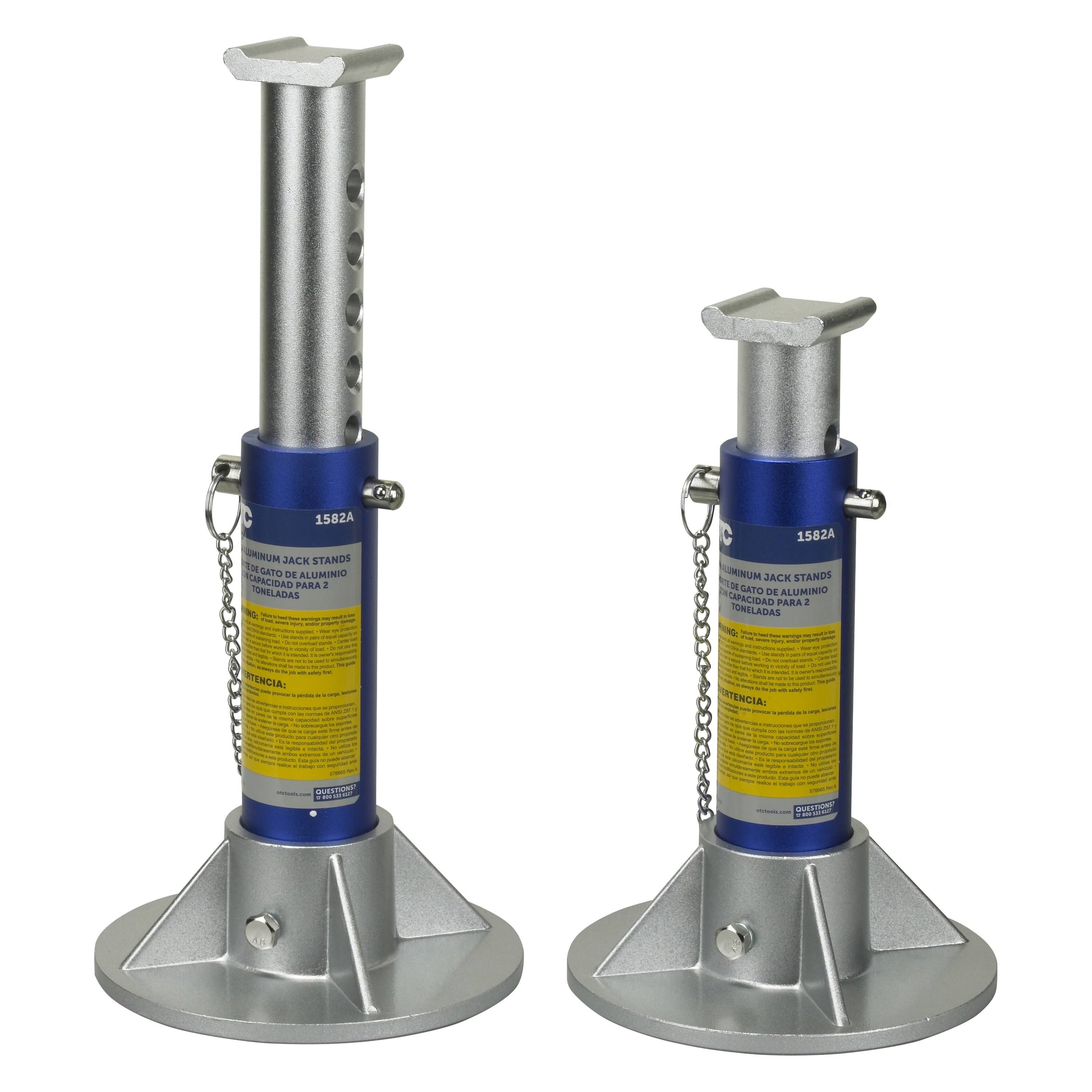 OTC 1582A 2 Ton Aluminum Jack Stands - Megean