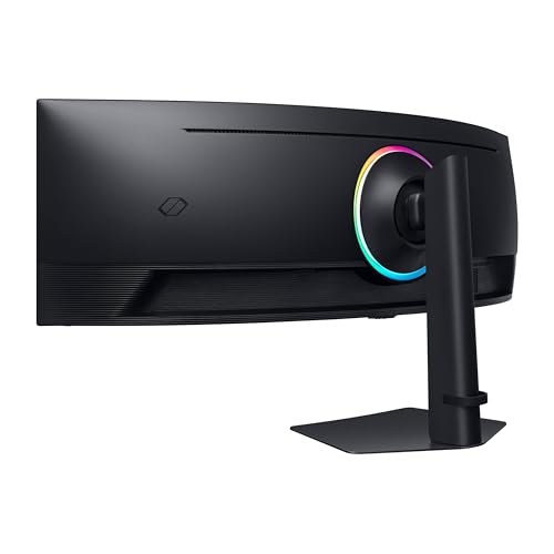SAMSUNG 49" Odyssey G9 (G95C) Series DQHD 1000R Curved Gaming Monitor, 240Hz, 1ms(GtG), DisplayHDR 1000, AMD FreeSync Premium Pro, Eye Saver Mode, Auto Source Switch+, LS49CG950ENXZA, 2024