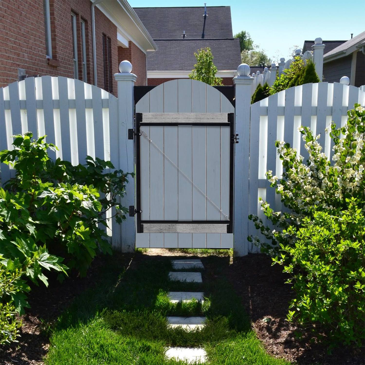 Adjust-A-Gate Steel Frame Gate Building Kit, 60x22-96 inch Wide Opening (2 Pack)