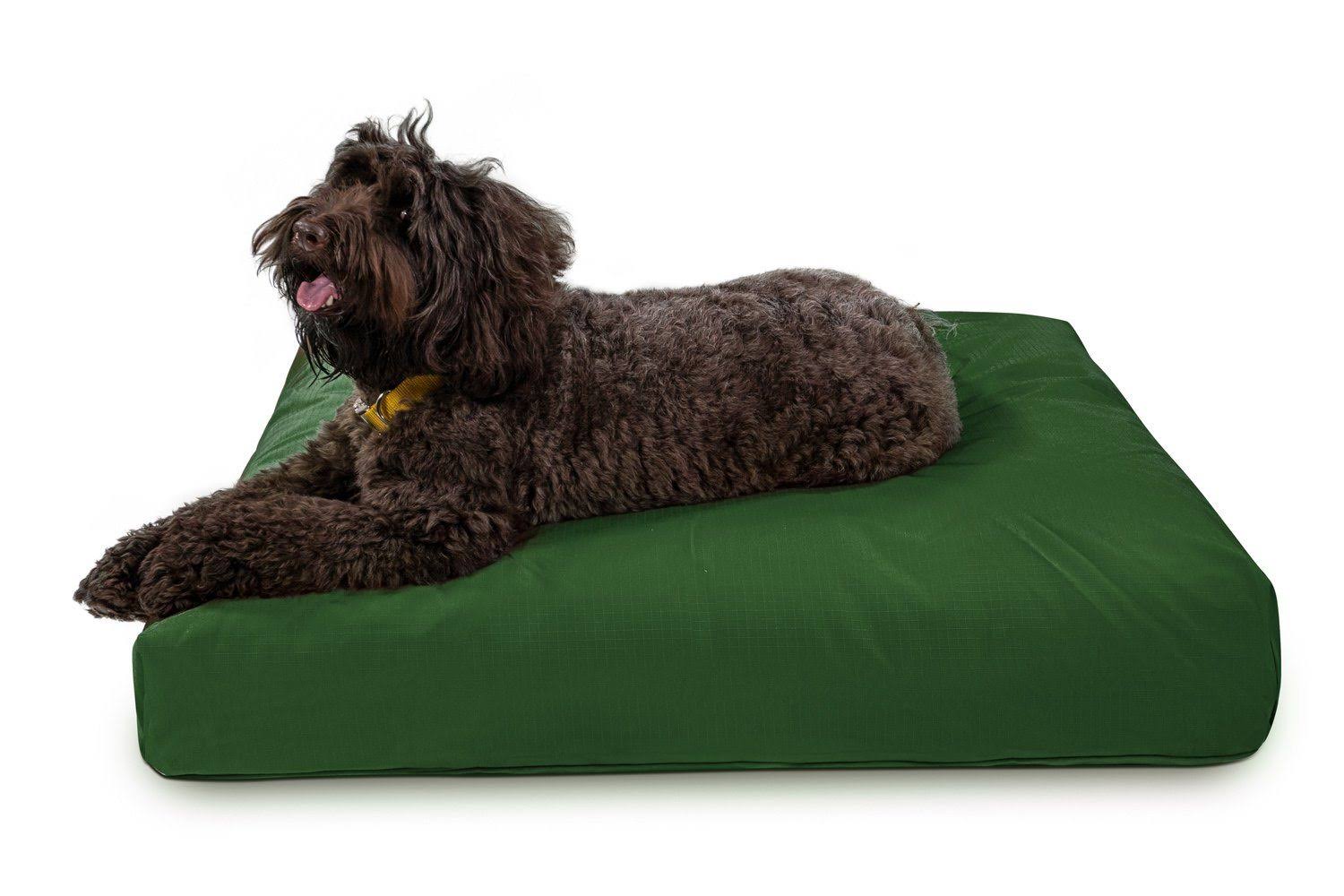 Tough Nesting Dog Bed | Chew Resistant | K9 Ballistics , Green / Large (40x22 x 34x22 x 5x22)