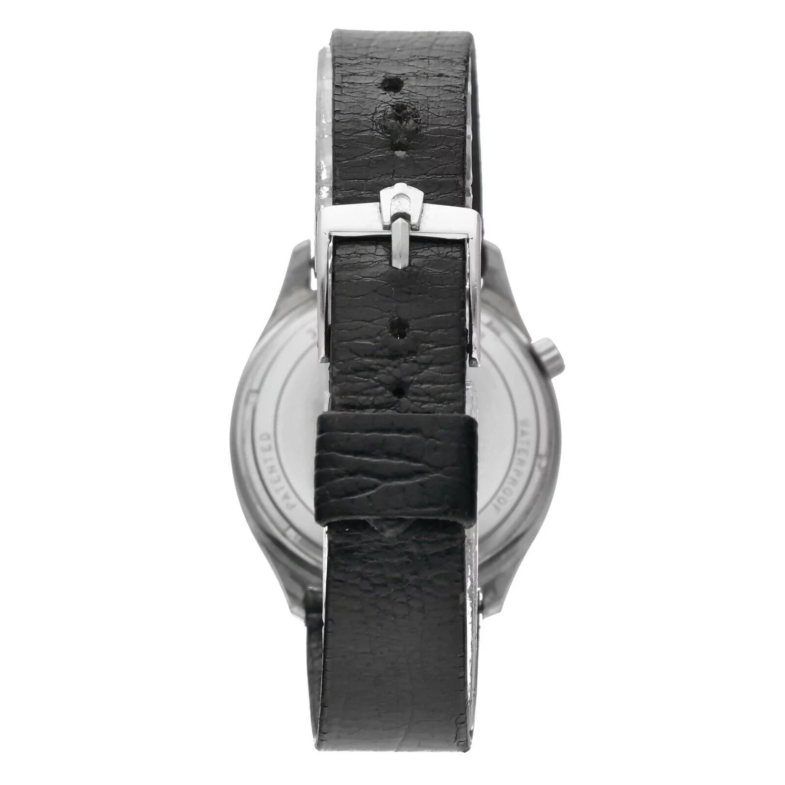 Vintage Bulova Accutron Date Stainless Steel Black Dial Tuning Fork Men's Watch