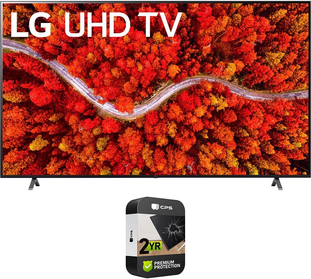 LG 43UP8000PUA 43UP8000PUR 43 Inch Series 4K Smart UHD TV 2021 Bundle with Premium 2 YR CPS Enhanced Protection Pack