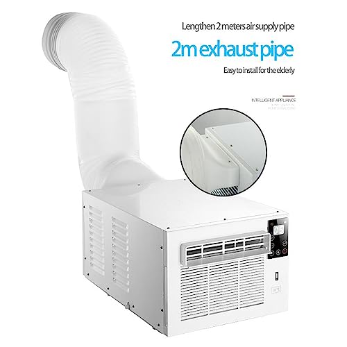 Portable Camping Air Conditioner,1400W Mobile Tent Free Drainage Cooler,air Conditioning Unit with Smart Control and Panel Control for Bedrooms, RVs, Campsites