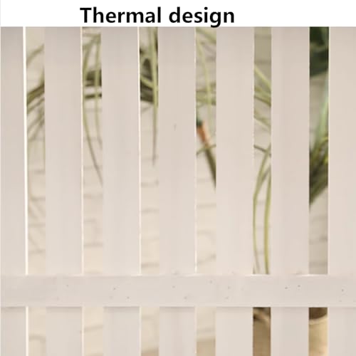 Air Conditioner Fence Screen for Outside, Wood Privacy Screen 4 Panels to Hide AC & Trash Enclosure Shutter Outdoor Unit Protective Cover Flower Stand