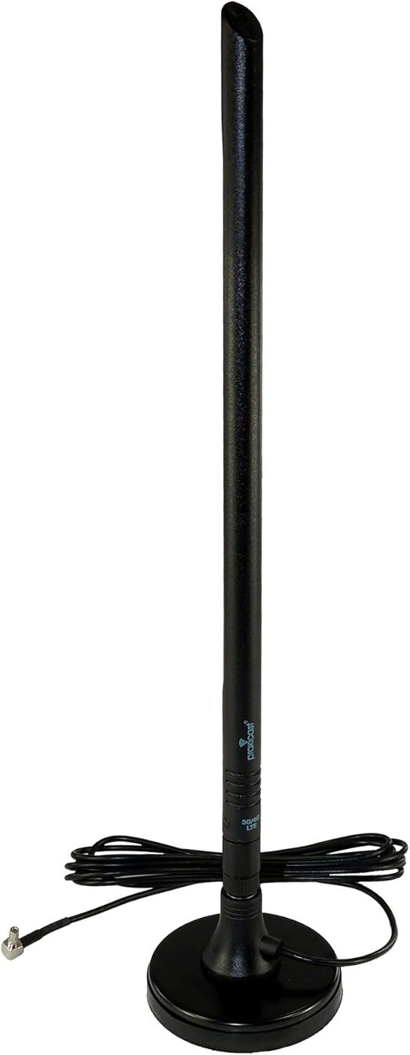 Proxicast 8 dBi High Gain External Magnetic Antenna Compatible with AT&T Nighthawk M5 / MR5100, M1 / MR1100, Velocity 2, Verizon Jetpack 8800L & Others 4G / LTE routers & modems with TS9 connectors Pack of 2