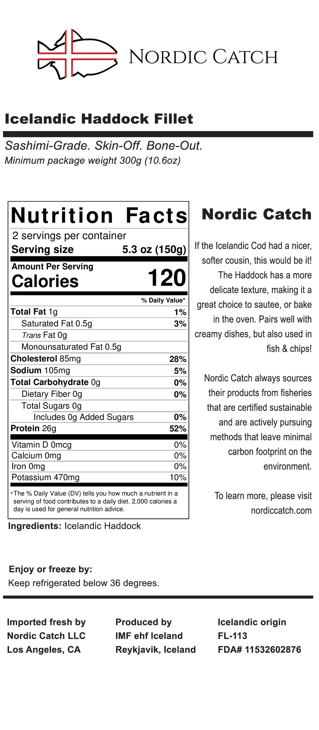 Fresh Cod & Haddock (2lb Bundle) - Nordic Catch Icelandic Never Frozen Seafood