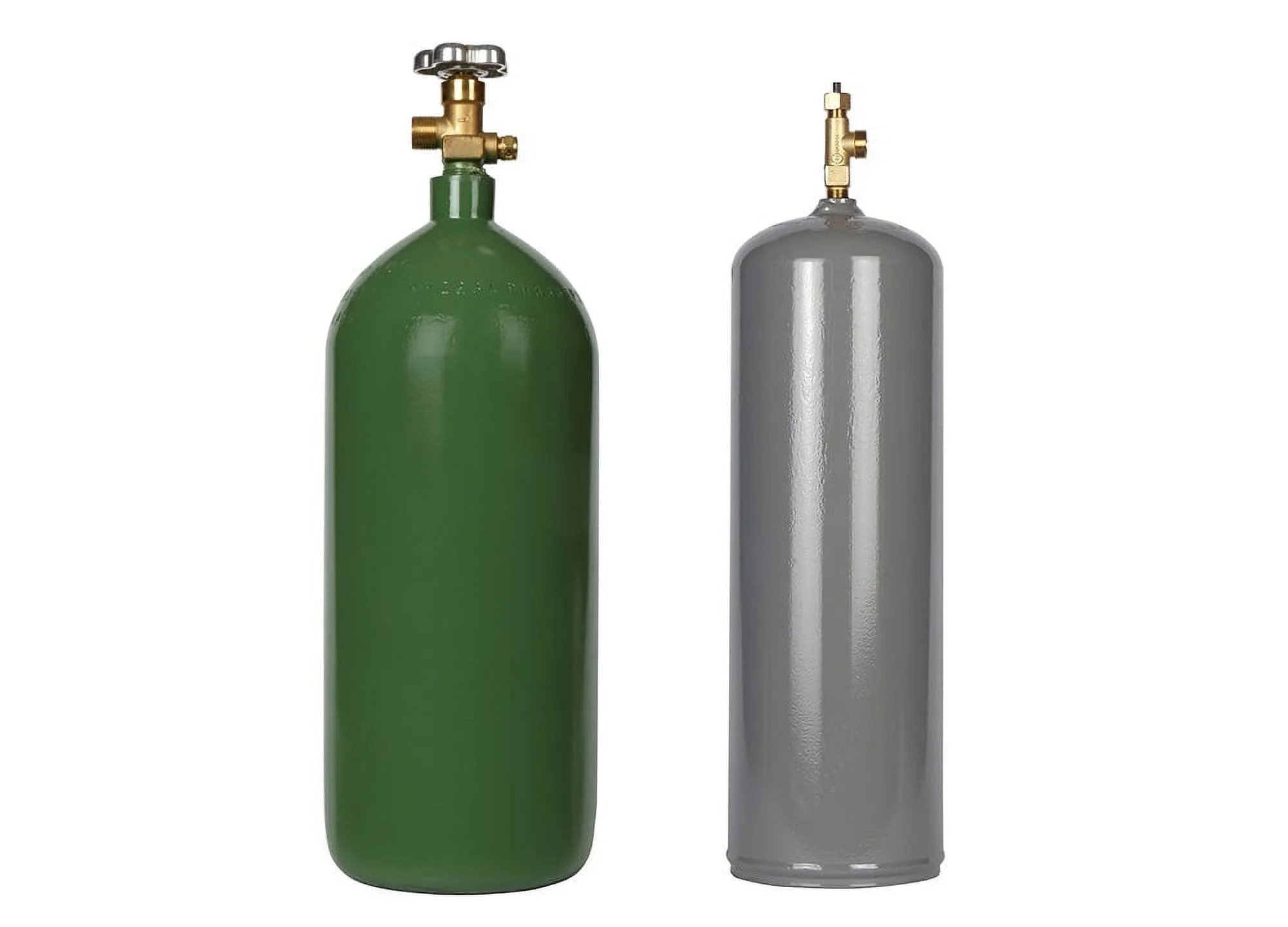 Oyx-Acetylene Welding Cylinder Set - 40 cu ft. Acetylene and Oxygen DOT Approved