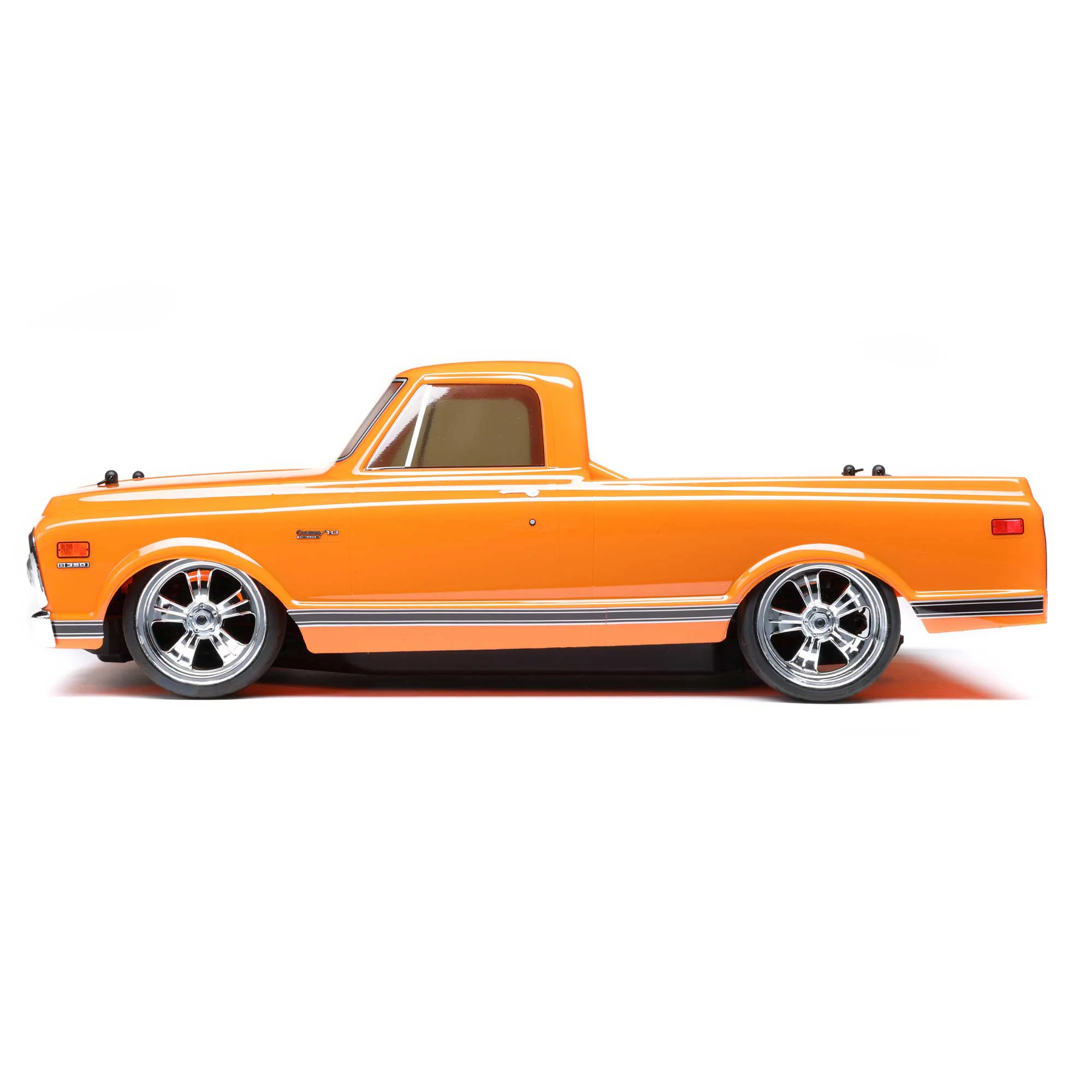Losi RC Truck 1/10 1972 Chevy C10 Pickup Truck V100 AWD RTR Batteries and Charger Not Included Orange LOS03034T1 Trucks Elec RTR 1/10 On-Road