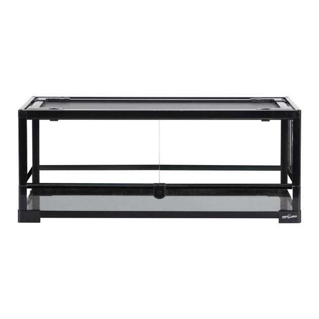 REPTI ZOO Tempered Glass Front Opening with Double Hinge Door Terrarium - Pet Supplies online store