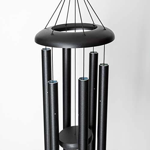 Corinthian Bells 36x22 Wind Chime - Black