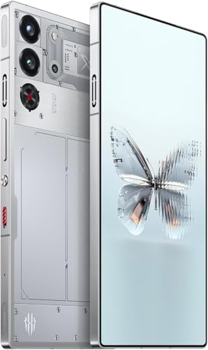 REDMAGIC 10 Pro Smartphone 5G, 144Hz Gaming Phone, 6.85" FHD+, Under Display Camera, 7050mAh Android Phone, Snapdragon 8 Elite, 16+512GB, 80W Charger, Dual-Sim, Unlocked Phone Transparent