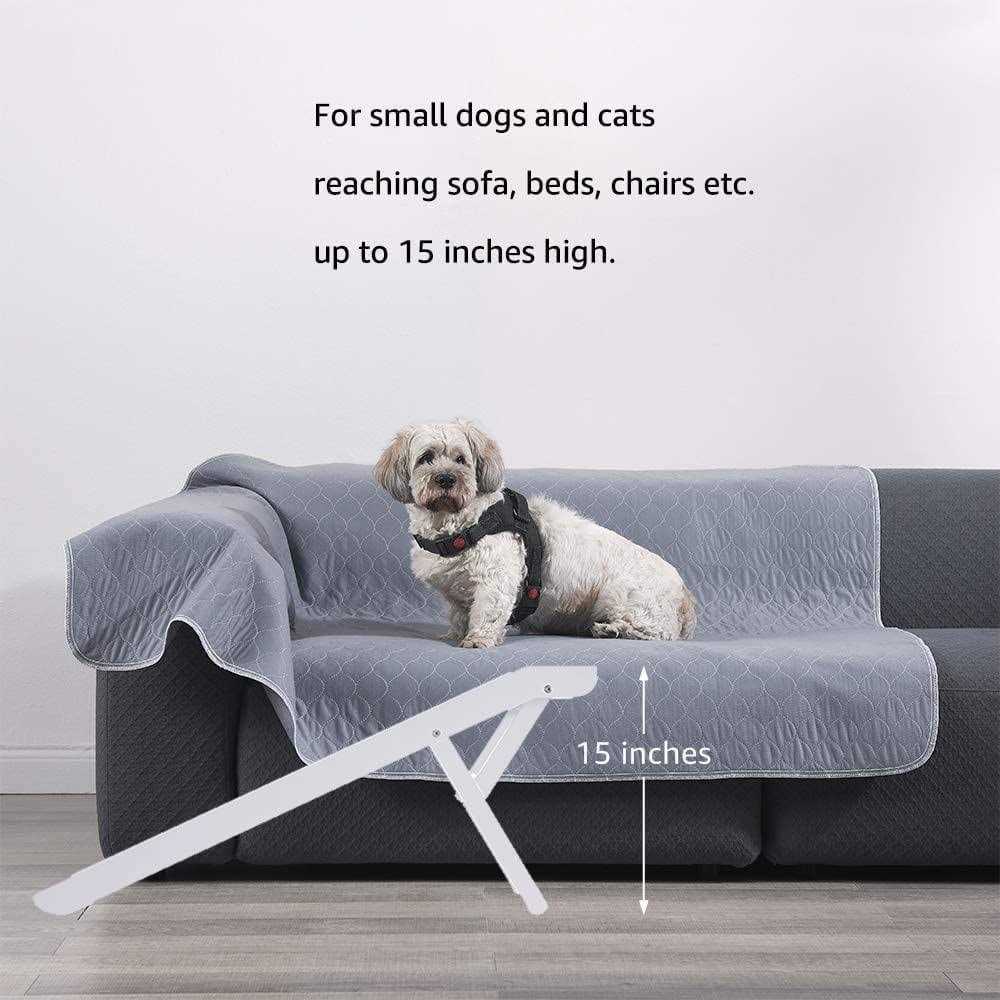 Unipaws Foldable Wooden Pet Ramp Adjustable Height - Pet Supplies online store