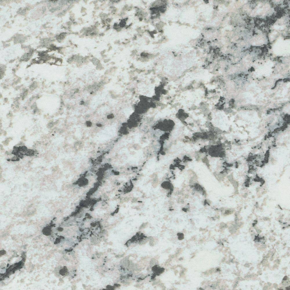Formica 5 ft. x 12 ft. Laminate Sheet in White Ice Granite with Premiumfx Etchings Finish, White Ice Granite Etchings