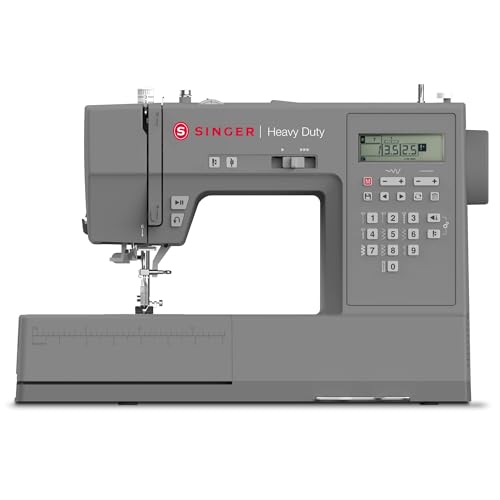 SINGER Heavy Duty 6620C Computerized Sewing Machine with Accessories | 215 Stitches, LCD Screen, Built-In Needle Threader | Easy Setup, Durable Metal Frame, Ideal for Clothes & Home Projects