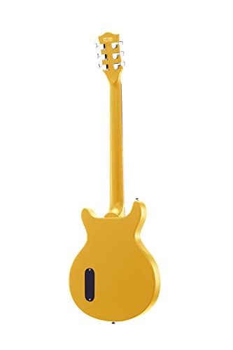 IYV 6 String ILJR-200 Solid Basswood Body Electric Guitar, TV Yellow, Right