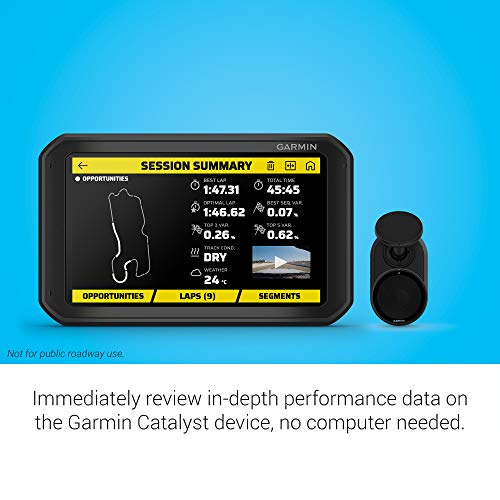 Garmin Catalyst, Driving Performance Optimizer with Real-time Coaching and Immediate Track Session Analysis, for Motorsports and High Performance Driving (010-02345-00) , Black , 6.95 inch