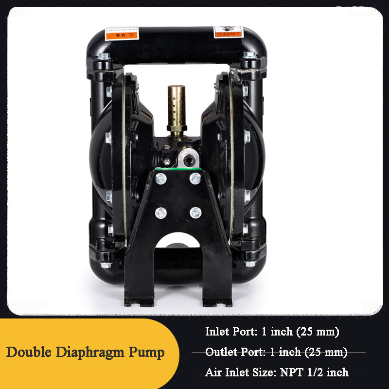 Air Operated Double Diaphragm Pump 1inch 35GPM Diaphragm Optional for Industrial