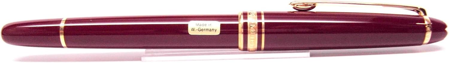 Montblanc Meisterstuck Bordeaux Resin Classique Medium Point Fountain Pen - MB144R