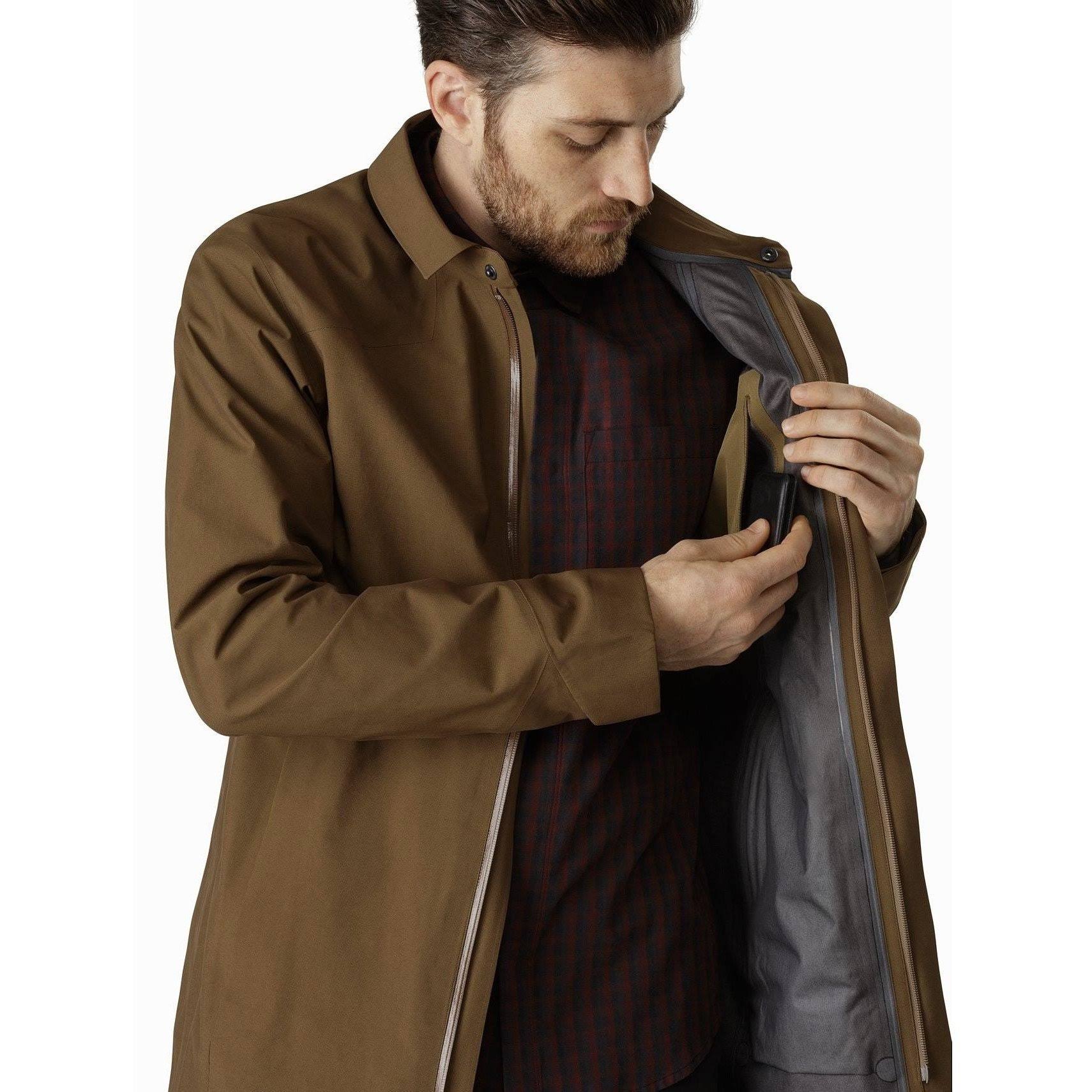 Arc&teryx Keppel Trench Coat Men&s (DRACAENA, Large)