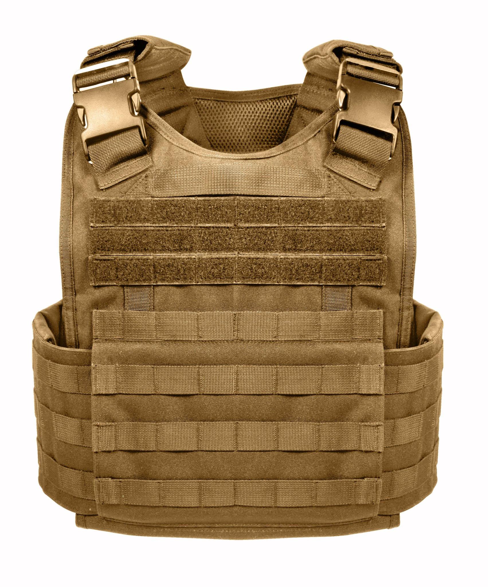 Rothco Molle Plate Carrier Vest - Black