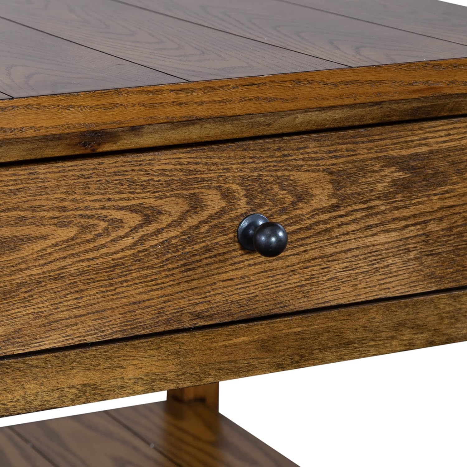 Lake House 3 Piece Set (1-Cocktail 2-End Tables), W0 x D0 x H0, Medium Brown