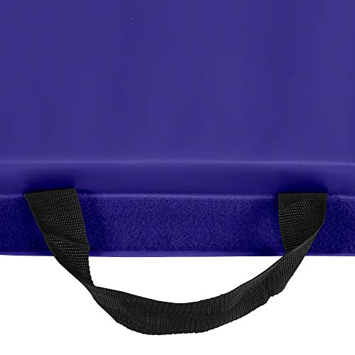 We Sell Mats - 4 ft x 6 ft x 2 - Personal Fitness & Exercise Mat for Home Workout - Lightweight and Folds for Carrying – All Purpose Gym Mat – Thick Mat for Yoga, Pilates, Stretches, Floor Exercises