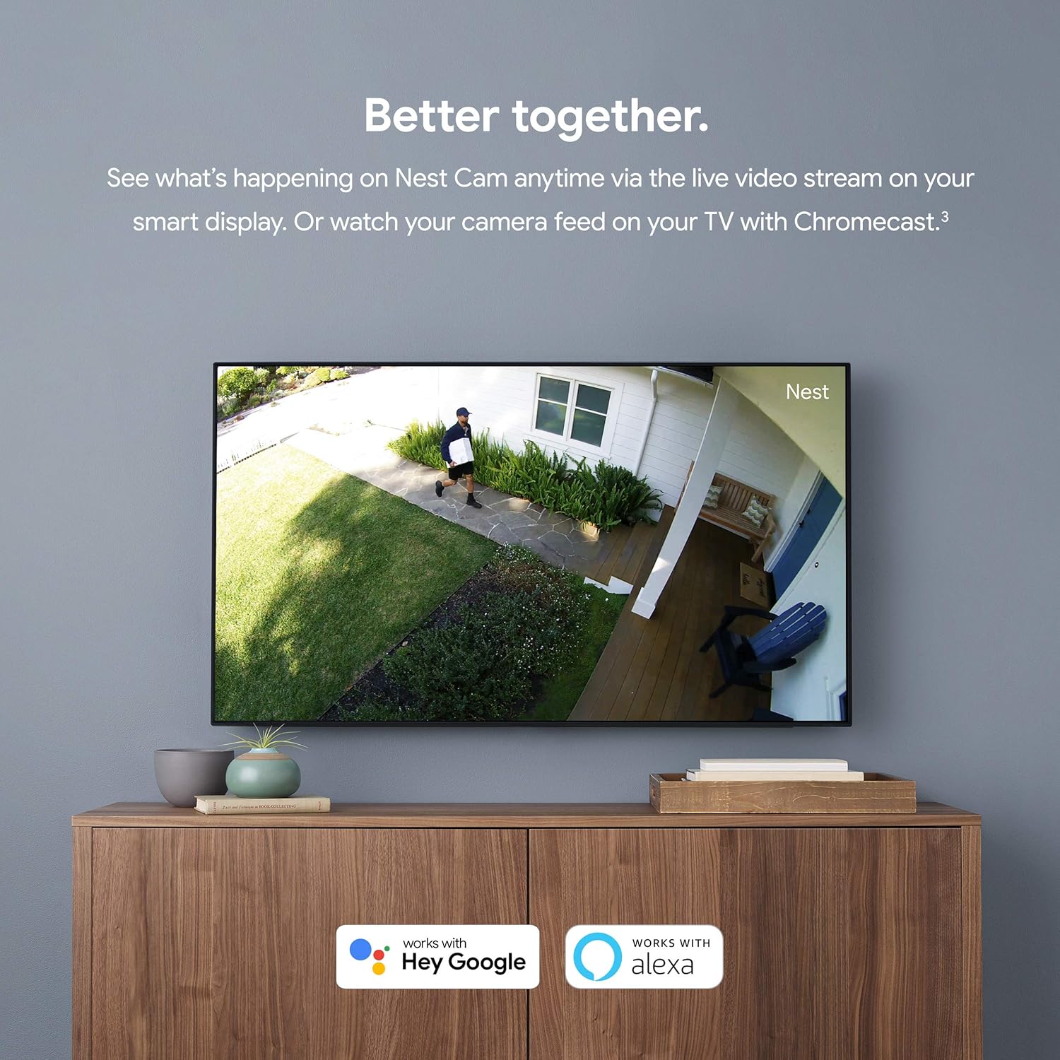 Google Nest Cam Outdoor - Weatherproof Outdoor Camera for Home Security - Surveillance Camera with Night Vision - Control with Your Phone