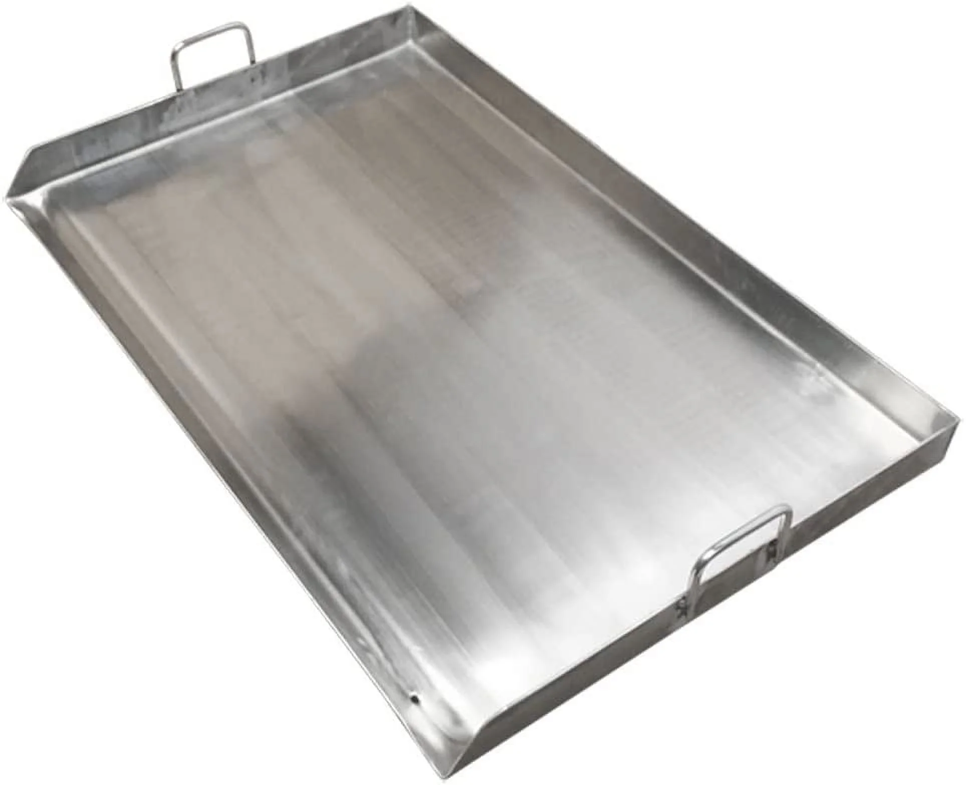 HEAVY DUTY 36" X 20" Stainless Steel Flat Top TRIPLE Griddle Plancha Extra Rib Double Bottom