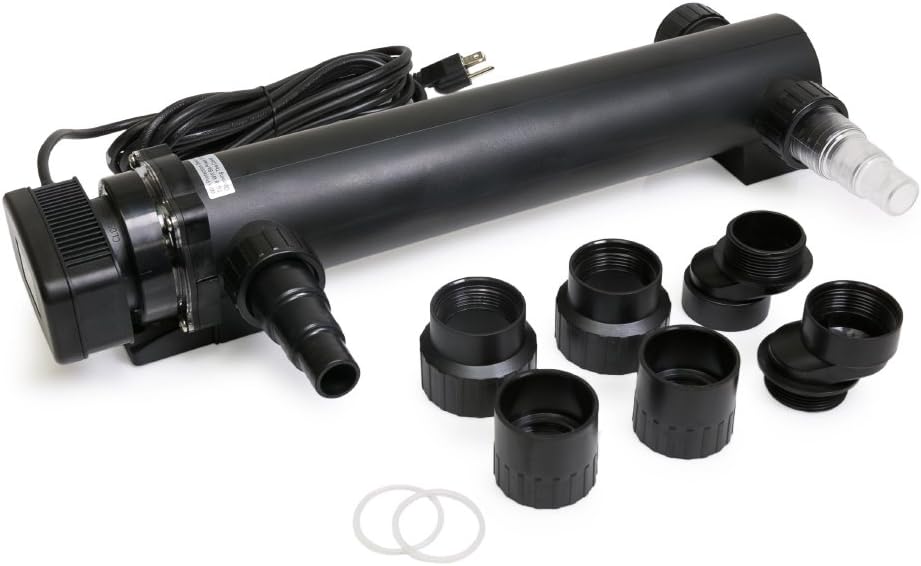 36W Non-Submersible UV Ultraviolet 21.5" Light Clarifier Lamp Filter for Aquarium Koi Pond Fish Tank