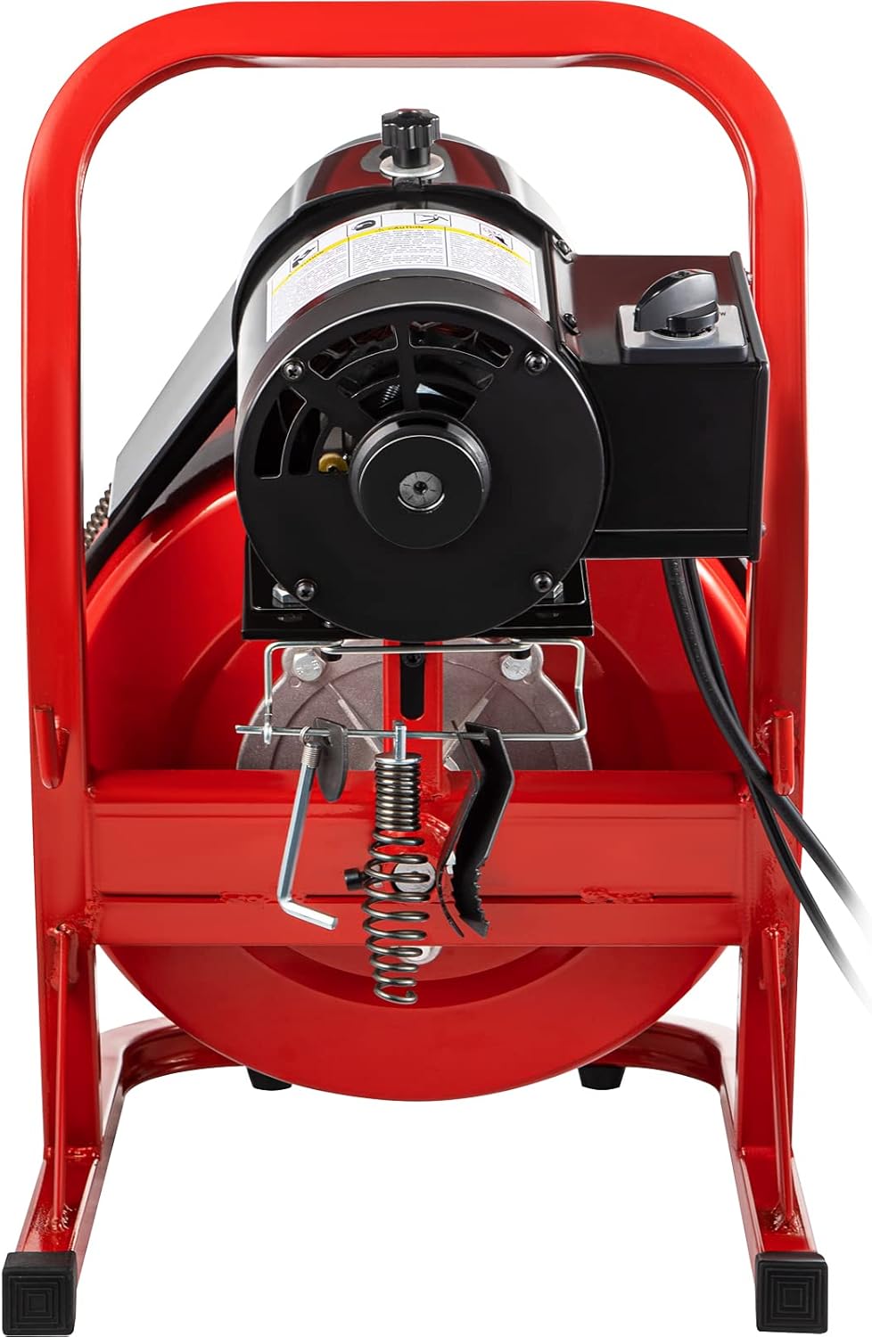 VEVOR Drain Cleaner Machine, 75 Ft x 1/2 Inch Drain Cleaning Machine Fits 1 to 4 Inch Pipes, Portable Drain Auger Cleaner with 4 Cutters, Electric Drain Clog Remover Plumbing Tool