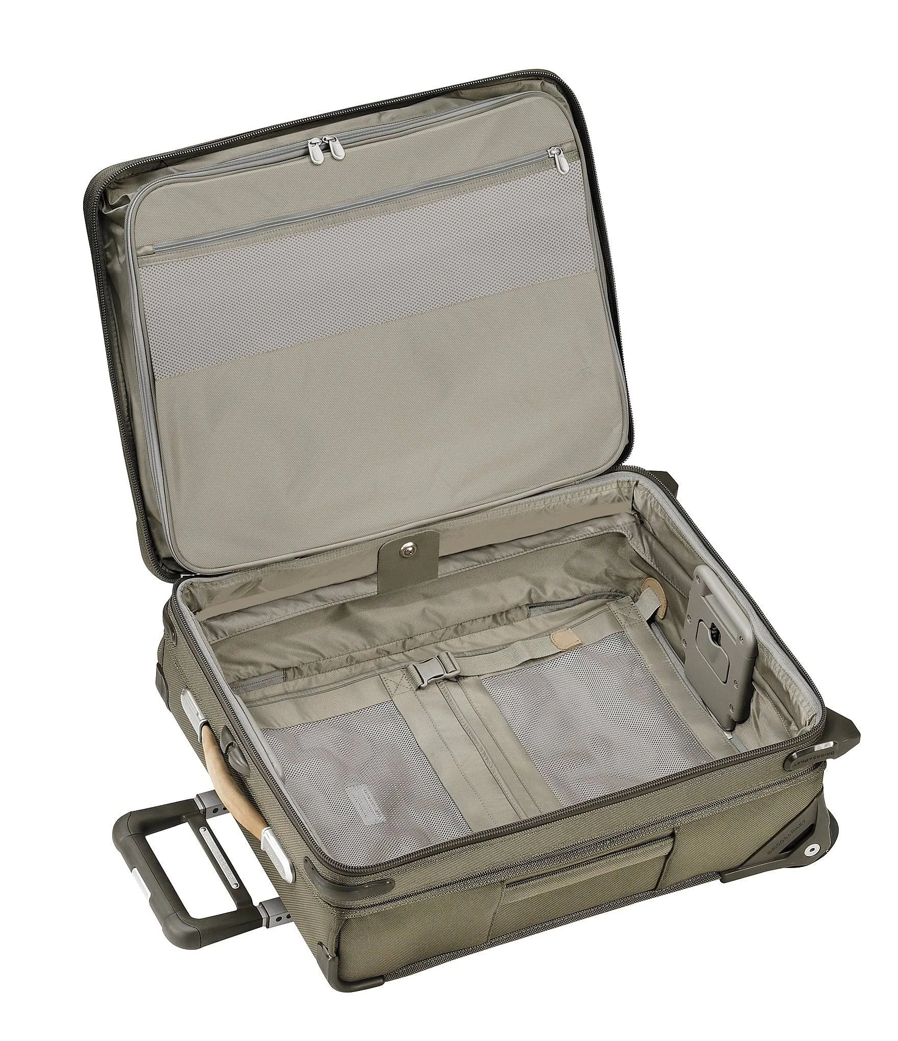 Briggs u0026 Riley Baseline International Carry-On Wide Body Upright - Olive