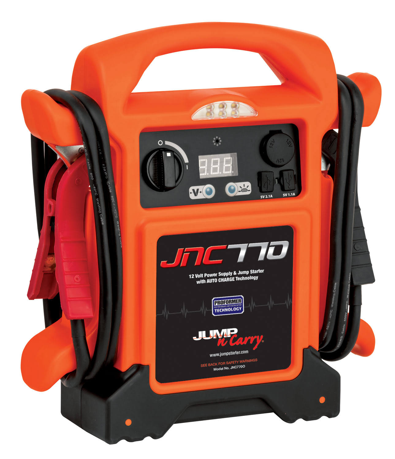 Jump-N-Carry JNC770-O Orange 1700 Peak Amp 12V Jump