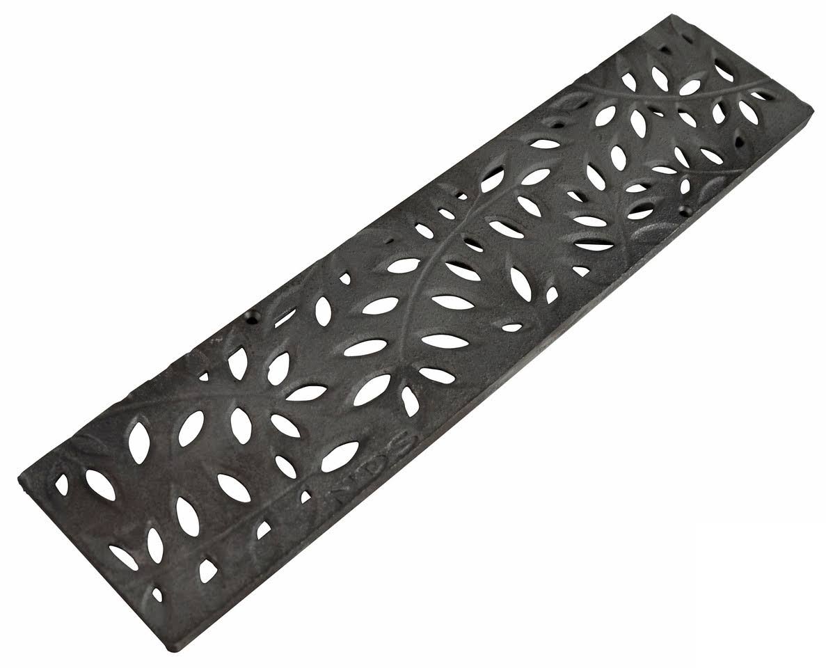 NDS Mini Channel Decorative Botanical Grate (Cast Iron)