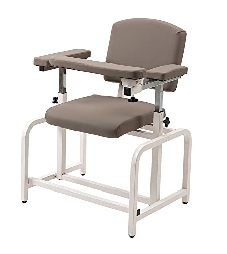 Blood Draw Chair,Comfortable Phlebotomy Chair for Spa Clinic and Treatment Room… (Gray, Normal)