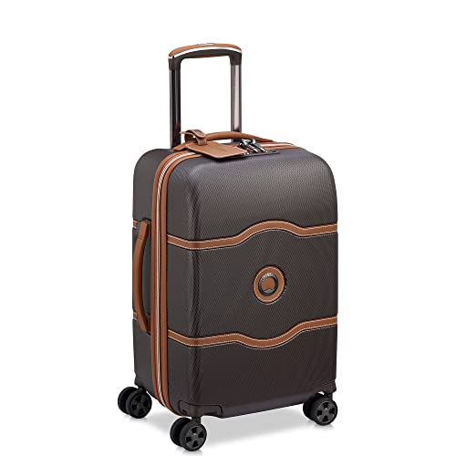 DELSEY PARIS Chatelet Air 2.0 Hardside Luggage with Spinner Wheels, Angora, Checked-Large 28 Inch