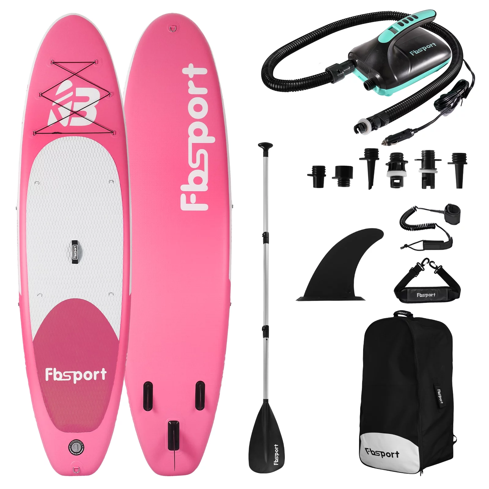 Fbsport Inflatable Elextric Paddle Board, Stand UP Paddleboard 11' Length with Electric Pump SUP Accessories