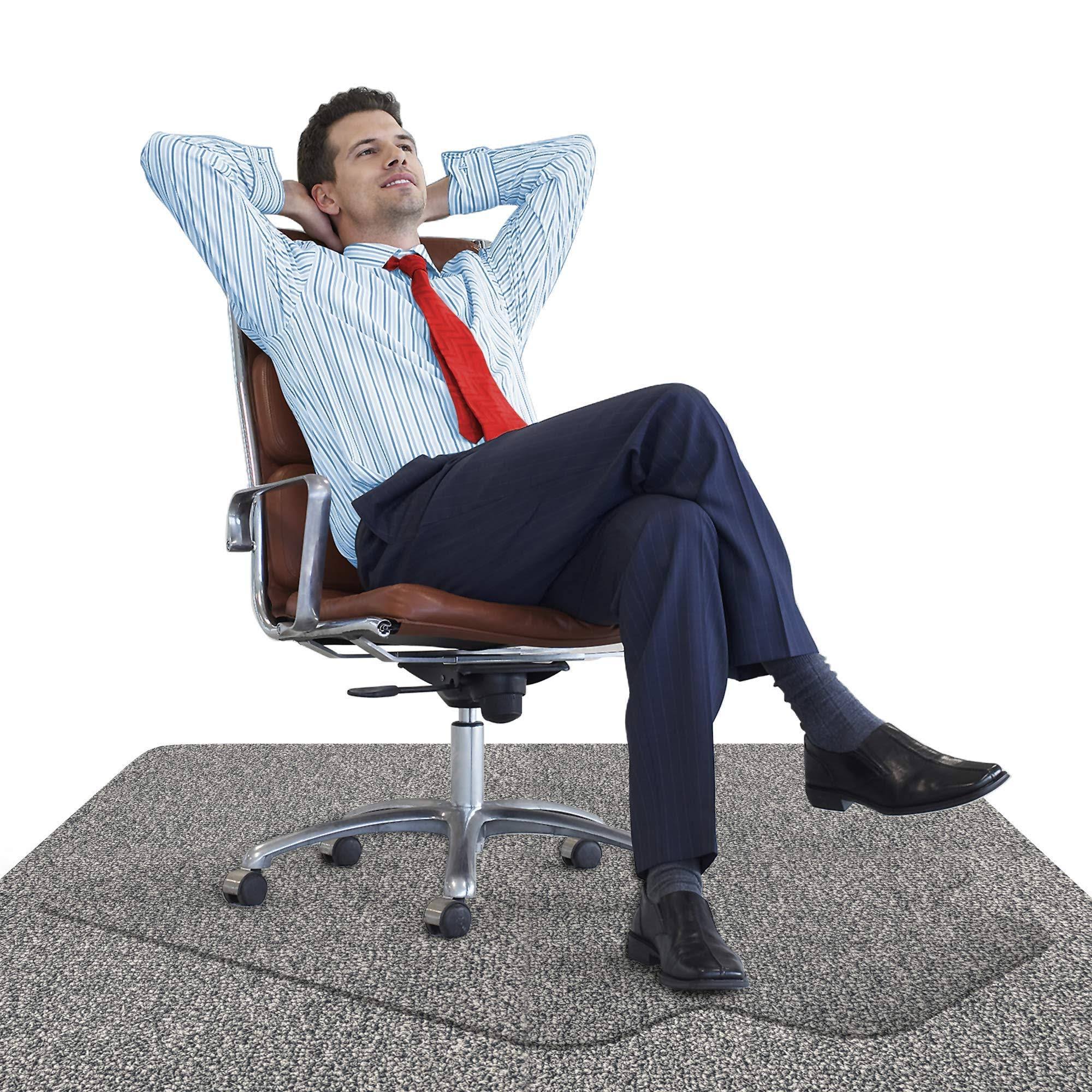Office Chair Mat for Carpeted Floors - Heavy Duty (Unbreakable)